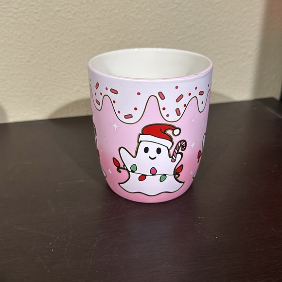 New Christmas Ghost Mug Peppermint & Pine Soft Touch - Picture 2 of 4